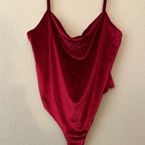 Velvet Red bodysuit